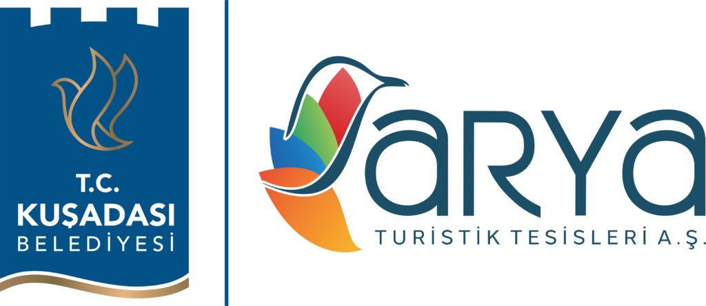 ARYA Turistik Tesisleri A.Ş. ve Kuşadası Belediyesi logoları